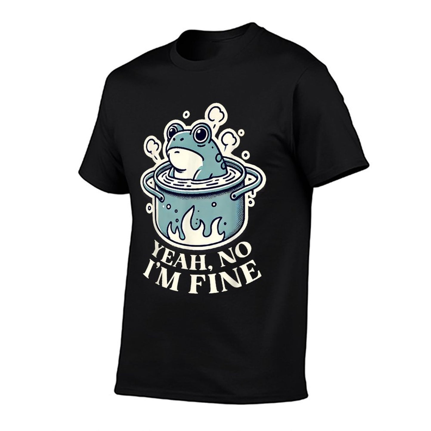 Yeah No Im Fine with Boiling Frog Doomer  Lightweight T-Shirt