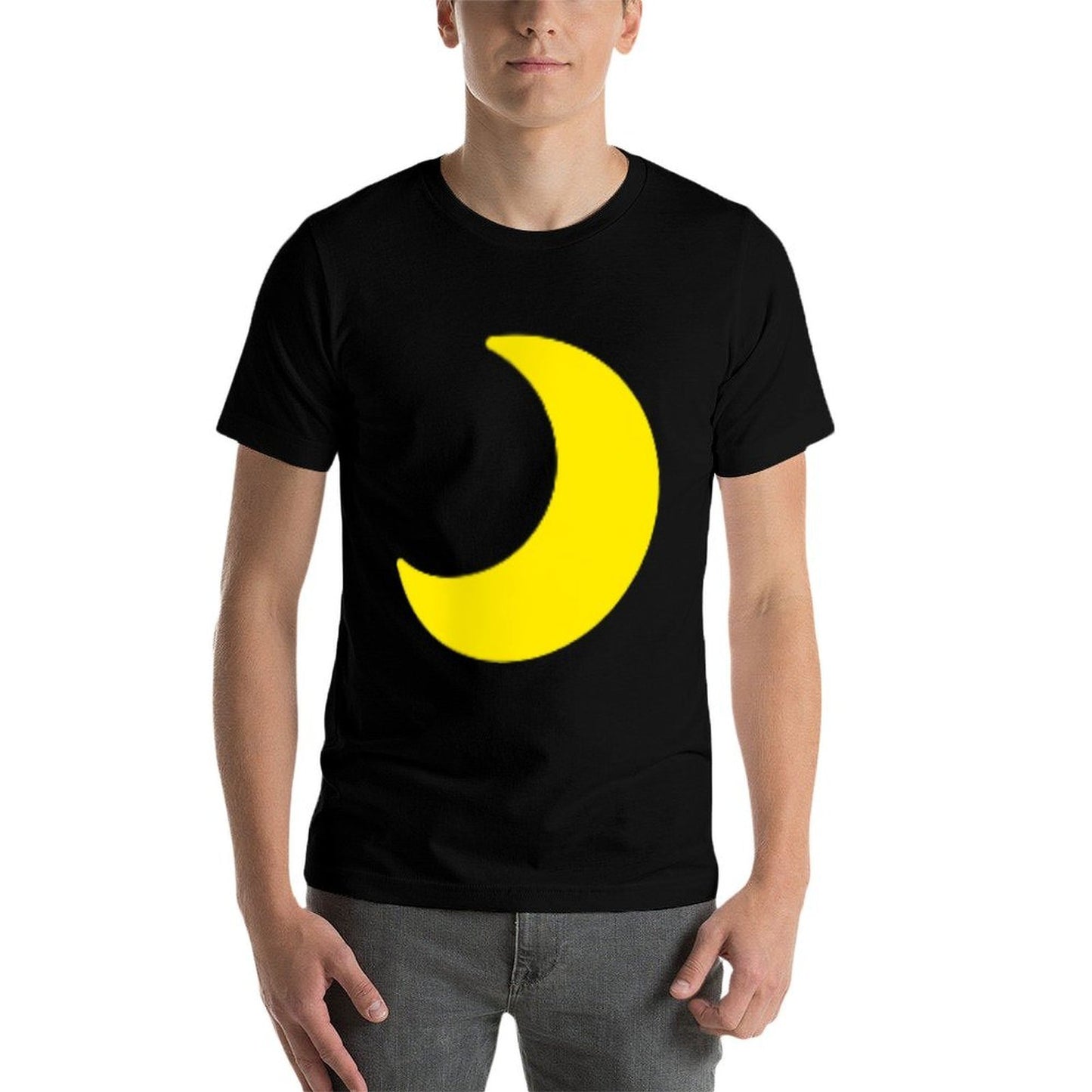 Moon Kawaii Clothes for Women Pink Aestheticn Girls  Summer-ready Fabric T-Shirt