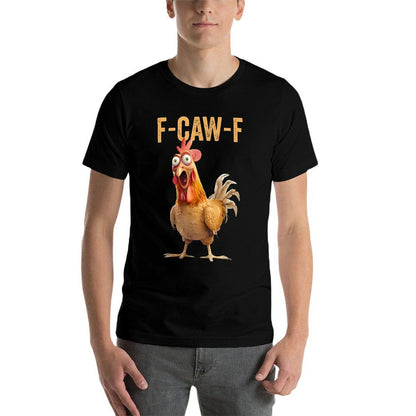 F-Caw-F Funny Chicken Humor Quote Rooster Meme  Lightweight T-Shirt
