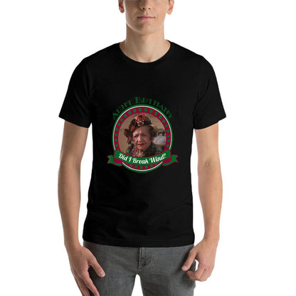 Christmas Vacation Break Wind Christmas  Rolled Sleeves T-Shirt
