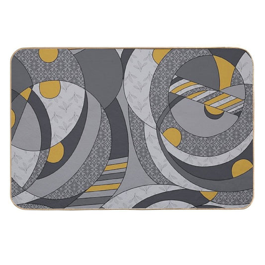 Industrial Spirals – Engineered Flow Meets Urban Art  Absorbent Bath Mat