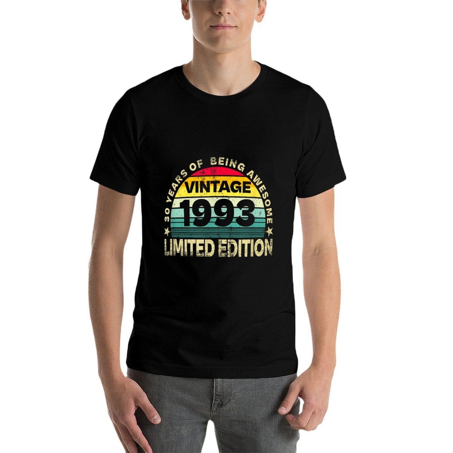 Idea 30 Year Old Vintage 1993 Limited Edition 30th Birthday  Tagless Design T-Shirt