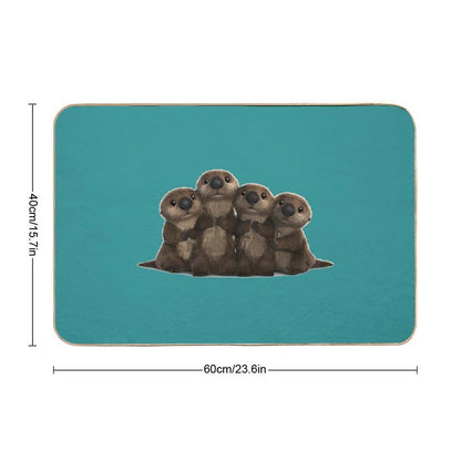 Otters from Finding Dory  Rapid-Drying Bath Mat