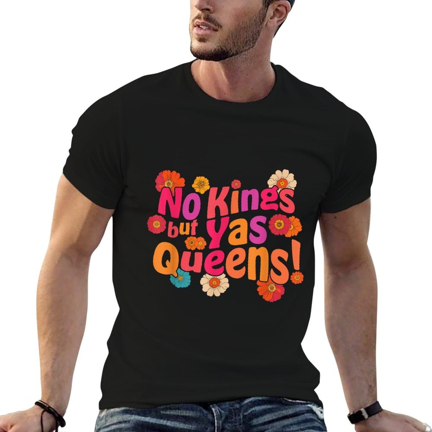 No Kings In America Yas Queen  Relaxed-fit T-Shirt