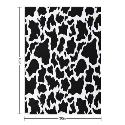 “Classy Cow” Easy Care Throw Blanket