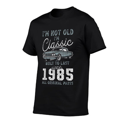 1985 Classic Car 40th Birthday  Graphic-printed T-Shirt