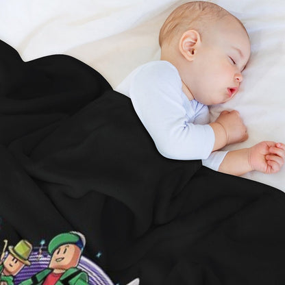 Roblox Vibrant Travel-friendly Throw Blanket