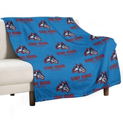 Stony Brook Seawolves Machine-washable Throw Blanket