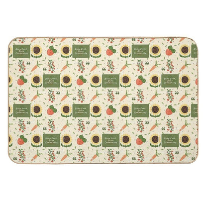 Grow Food, Grow Community  Long-Lasting Bath Mat