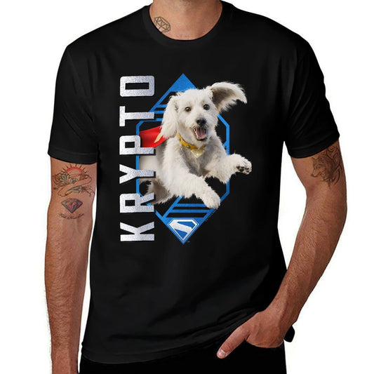 Superman (2025 Movie) Krypto Diamond  Stretchy T-Shirt