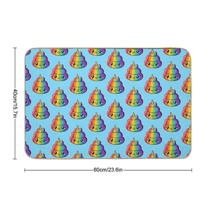 Unicorn Poop  Versatile Bath Mat