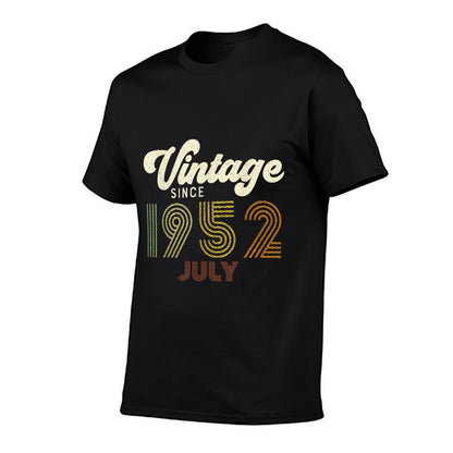 Vintage Since July 1952 Retro 70th Birthday  Eco-friendly Material T-Shirt