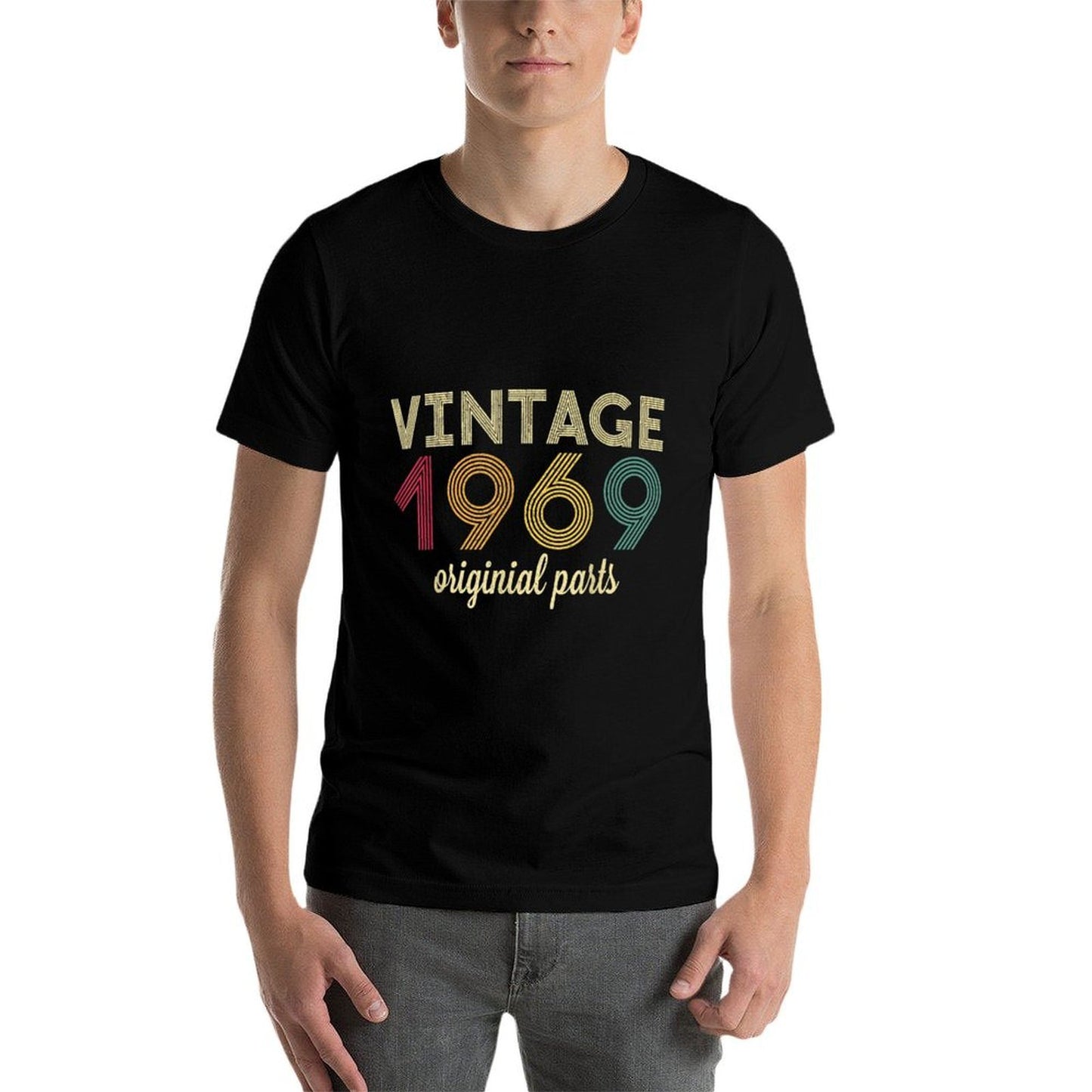 Mens 50th Birthday Gift Vintage 1969  Durable T-Shirt