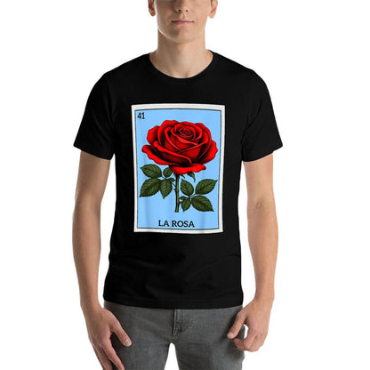 Rosa Card Mexican Lottery  Oversized Silhouette T-Shirt
