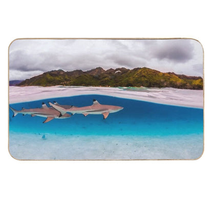 Reef Shark Durable Bath Mat
