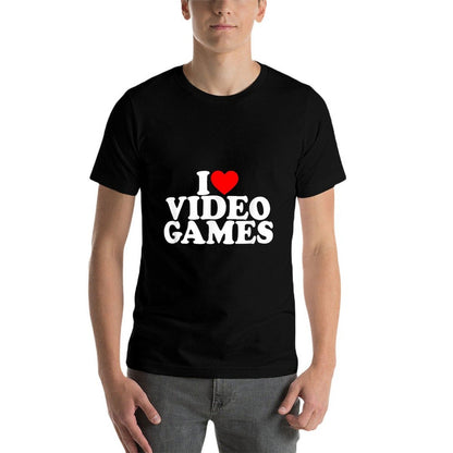 I Love Video Games I Heart Video Games Comfortable T-Shirt