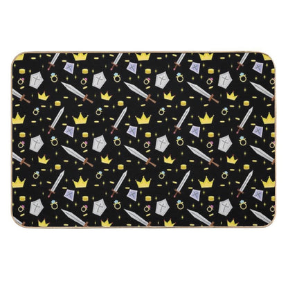 Adventure in The World of Knights  Easy To Clean Bath Mat