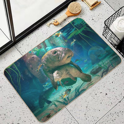 Manatee  Easy To Clean Bath Mat