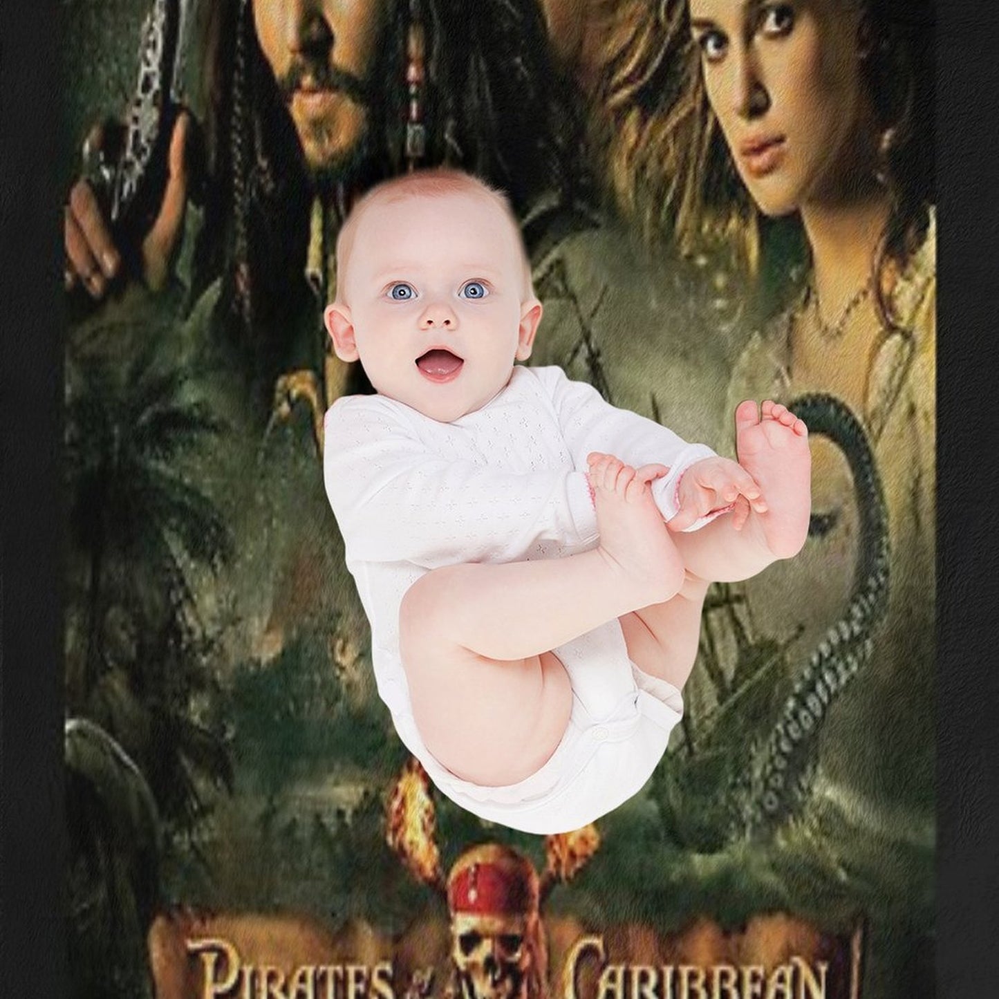 Pirates of The Caribbean Dead Mans Chest All-season Throw Blanket