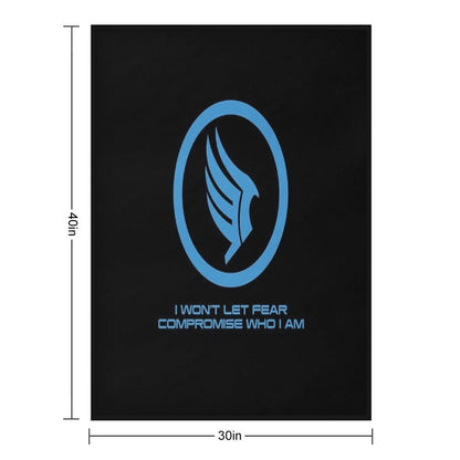 Mass Effect Commander Shepard Paragon Quote All-season Throw Blanket