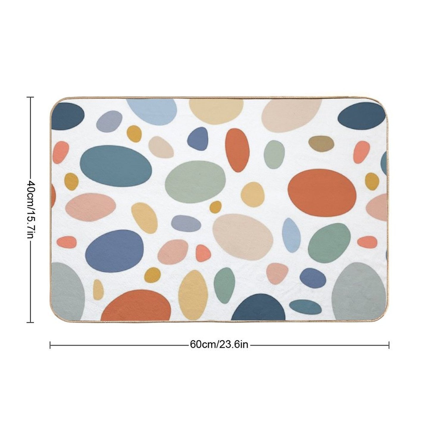 Pebble Palette  Dirt-Trapping Bath Mat