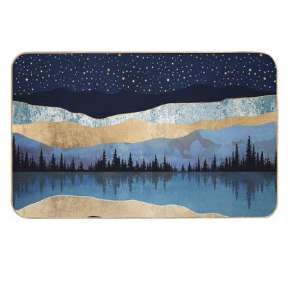 Midnight Lake  High-Traffic Bath Mat