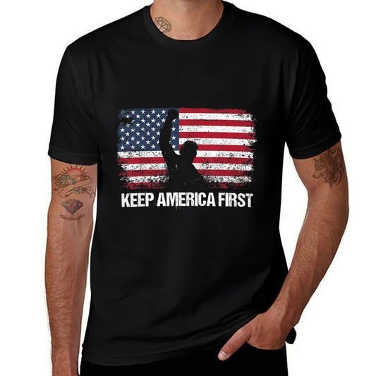 Trump Keep America First  Cotton T-Shirt