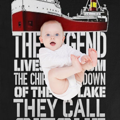 Edmund Fitzgerald Easy Care Throw Blanket