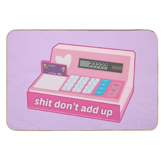 Sum Don't Add Up  Anti-Trip Bath Mat