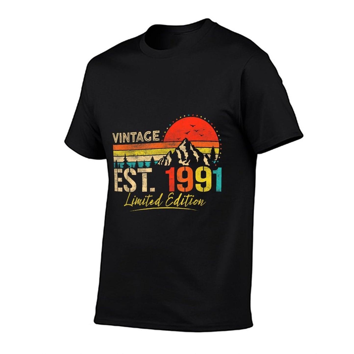 Vintage Est 1991 Limited Edition Classic 1991 Men And Women  Versatile T-Shirt