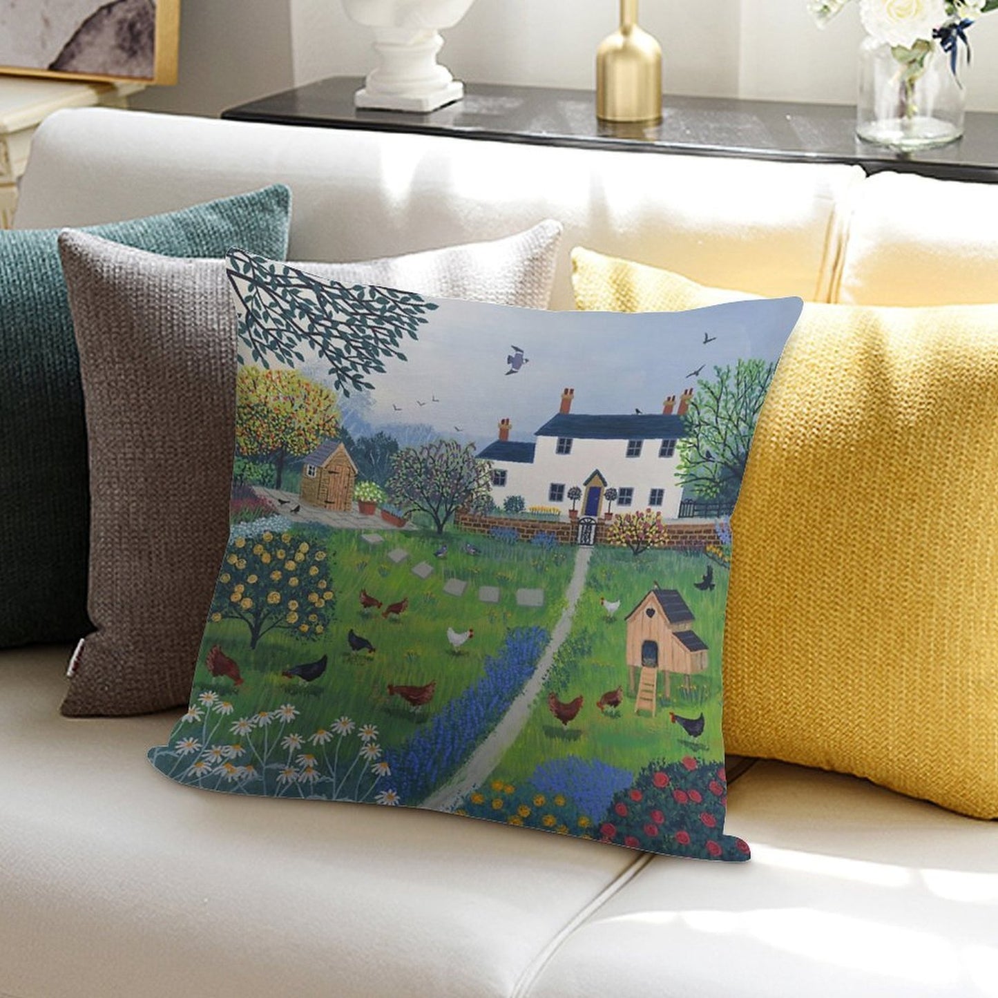 The Hen House Soft Style Accent Throw Pillow