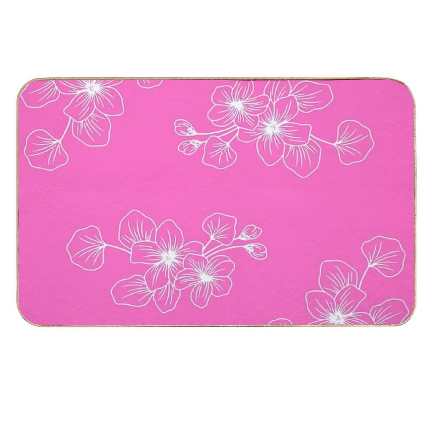Art Pattern Design  Easy Maintenance Bath Mat
