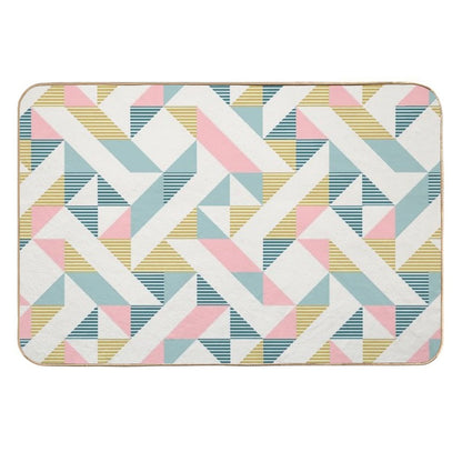RETRO Geometry 10  Toxin-Free Bath Mat