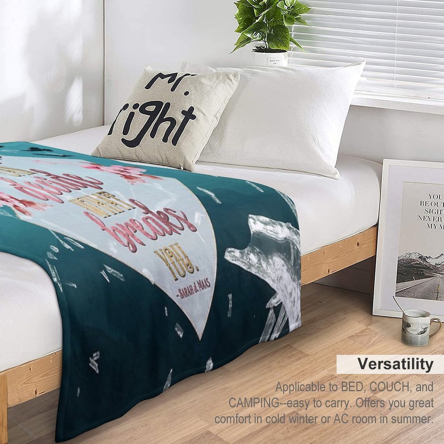 Only You Can Decide What Breaks You Versatility Throw Blanket