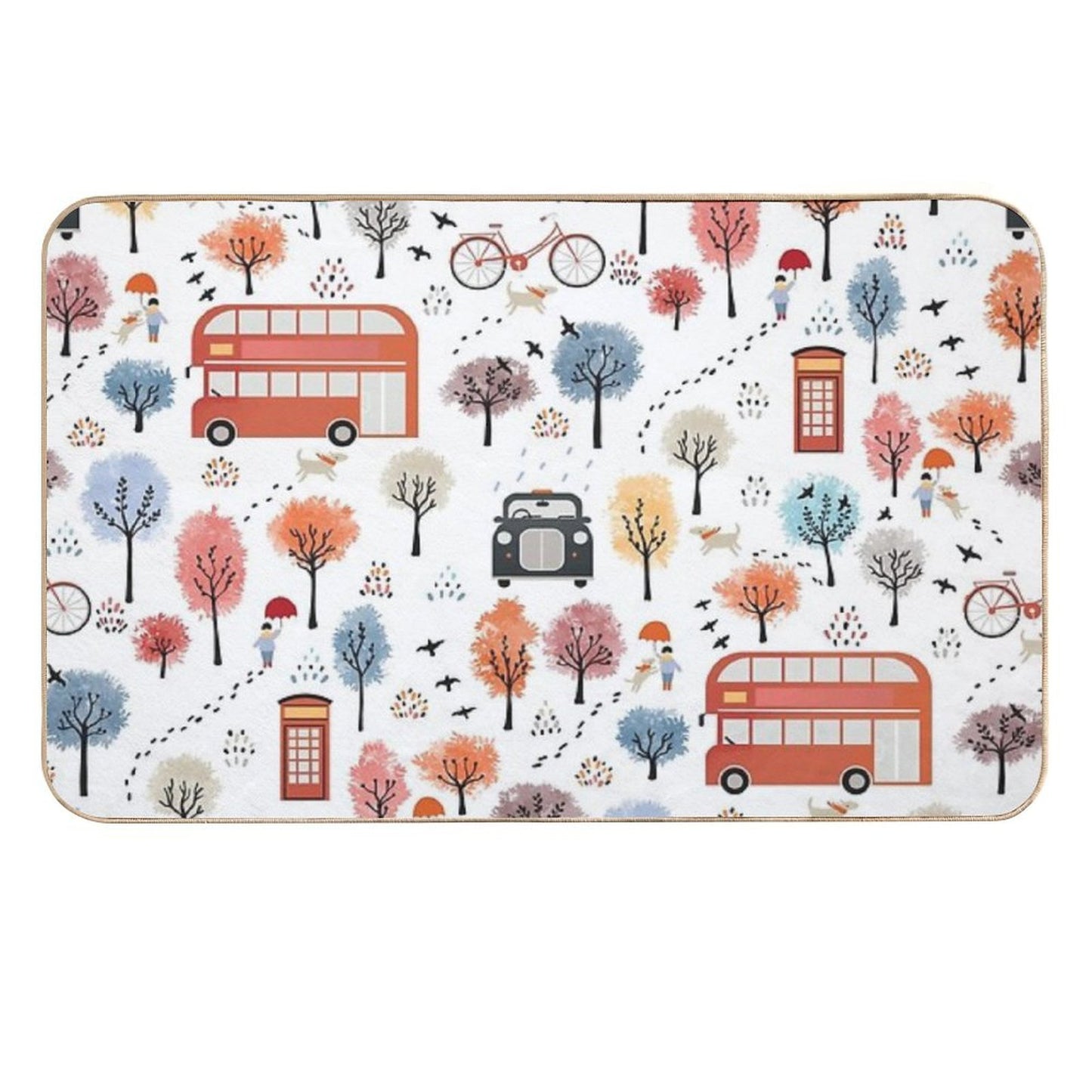 London Transport  High-Traffic Bath Mat