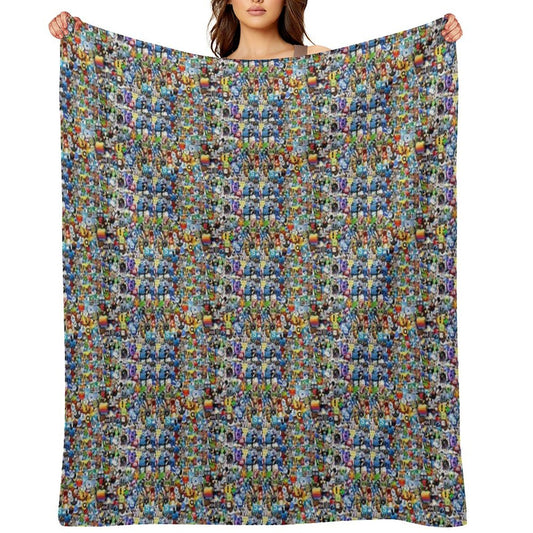 Free Shrink-resistant Throw Blanket