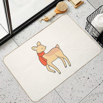 Deer  Easy Maintenance Bath Mat