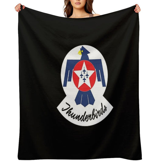 USAF Thunderbirds Logo Premium Throw Blanket