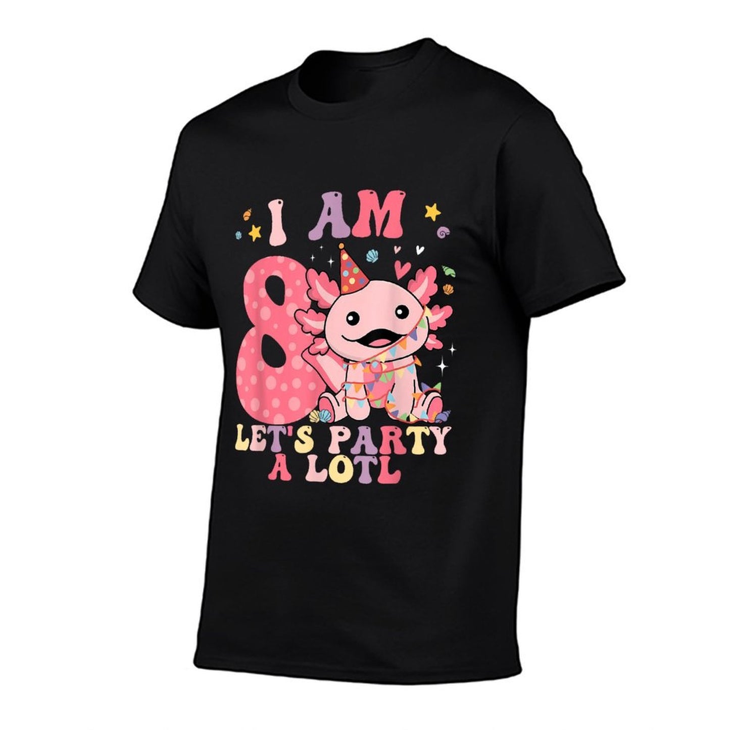 Kids Axolotl 8th Birthday - I M 8 Lets Party Alotl  Classic T-Shirt