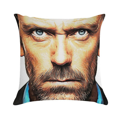 Dr. House Soft High-Density Material Throw Pillow