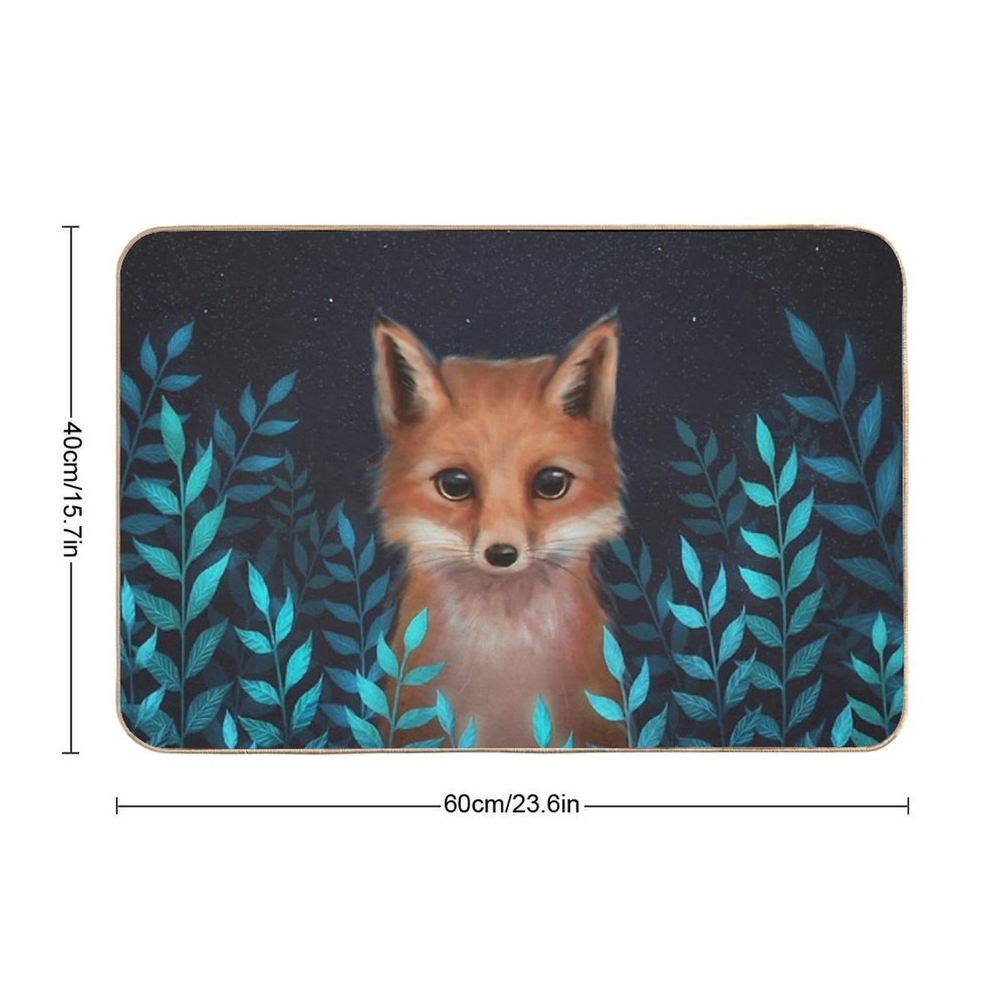 Fox  Non-Slip Bath Mat