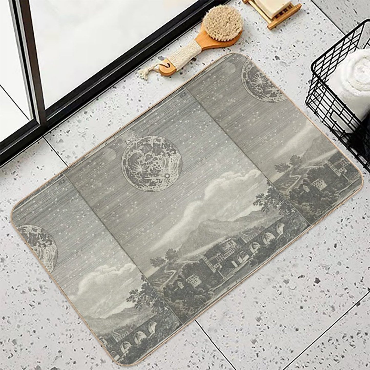 Antique Moon  Multi-Purpose Bath Mat