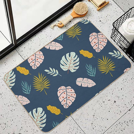 Leaves  Rapid-Drying Bath Mat