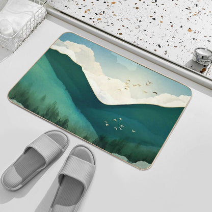 Emerald Hills  Stain-Proof Bath Mat