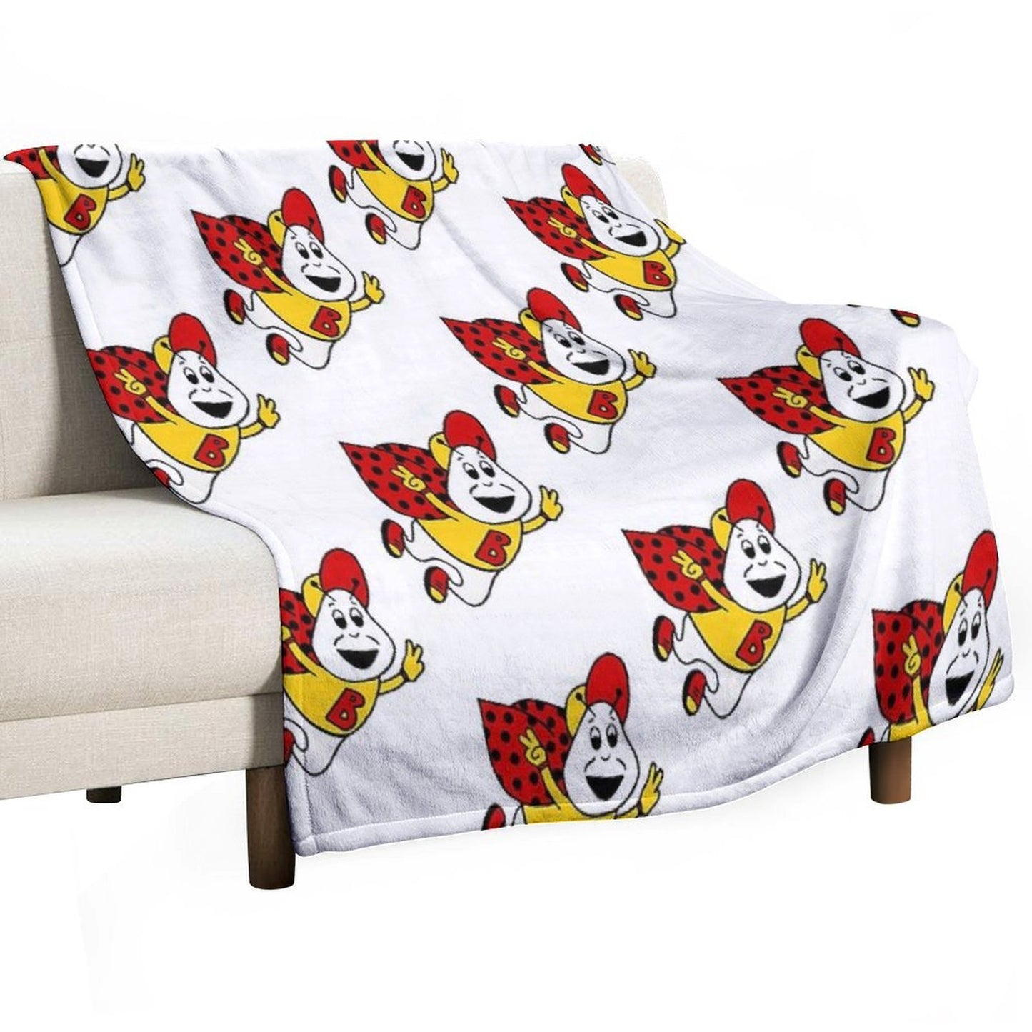 Berties Beetles Vintage Logo All-season Throw Blanket