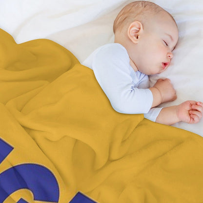 Vintage UANL Tigres Plush Throw Blanket