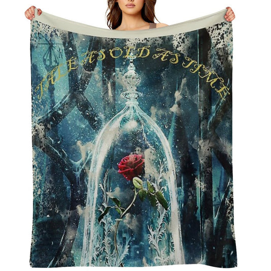 Beauty And The Beast Travel-friendly Throw Blanket