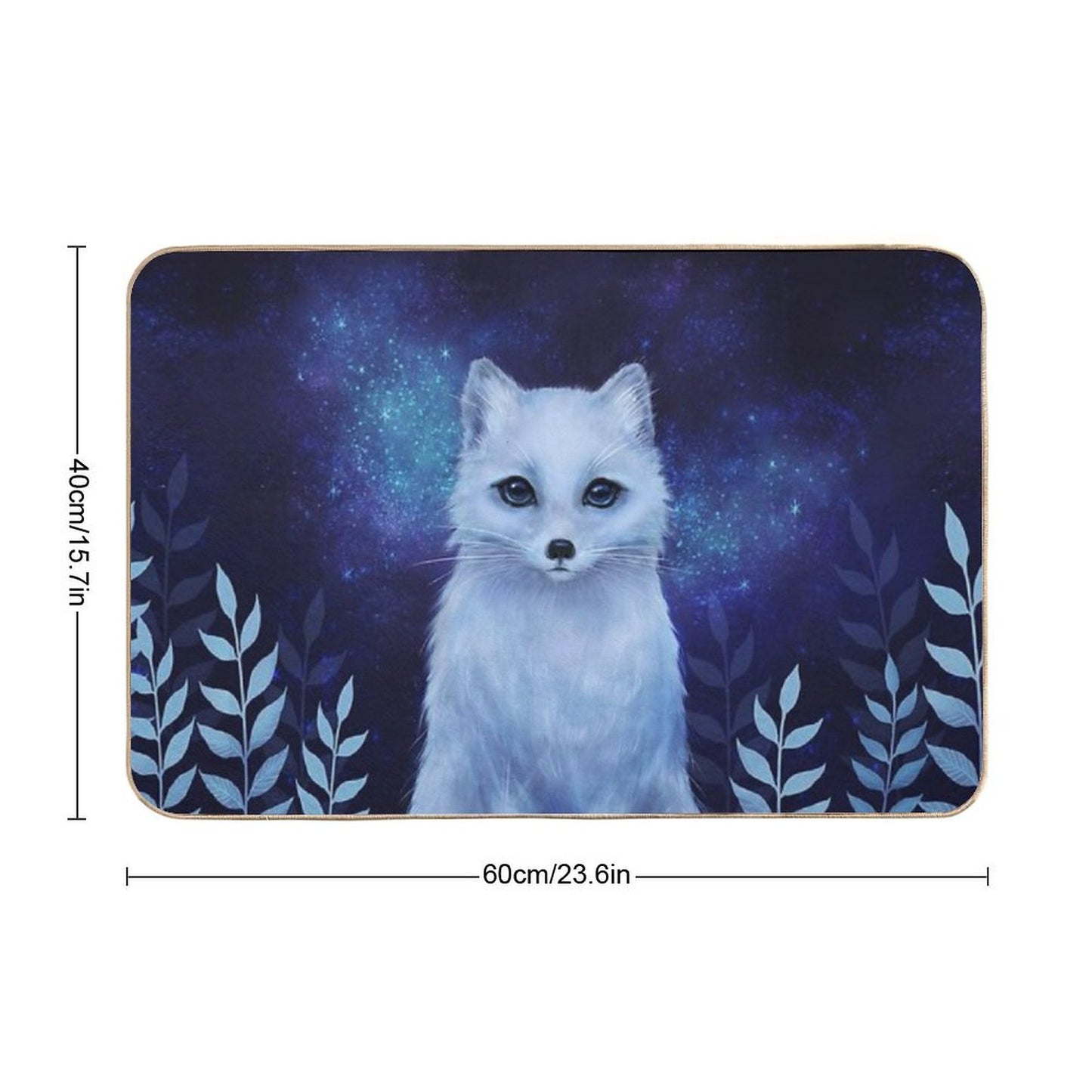 Winter Fox  Slip-Resistant Bath Mat