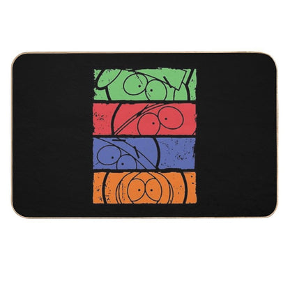 South Park Minimal Faces  Easy To Clean Bath Mat