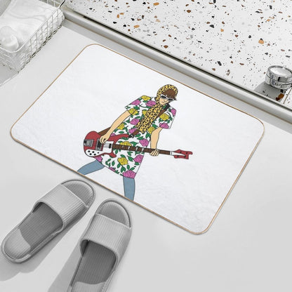 Nicky Wire  Easy To Clean Bath Mat